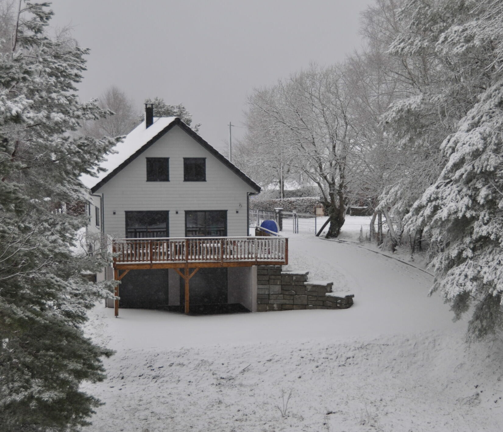 Chalet vue d'en haut