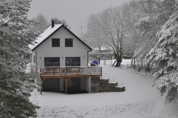 Chalet vue d'en haut